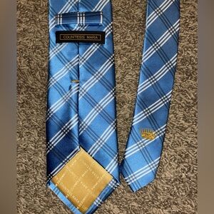 Countess Mara Blue Checkered Tie